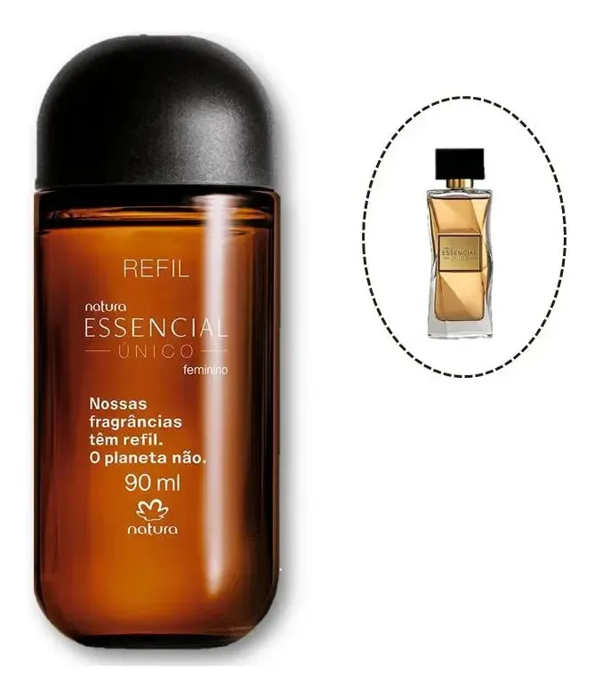 Deo Parfum Feminino Essencial Único - Refil · 90 ml
