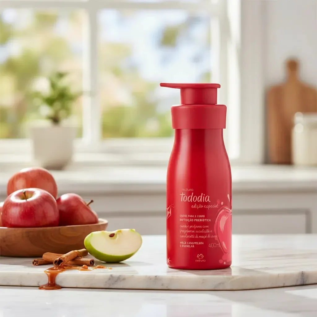 Creme para o Corpo Todo Dia Maçã Caramelada e Baunilha · 400 ml