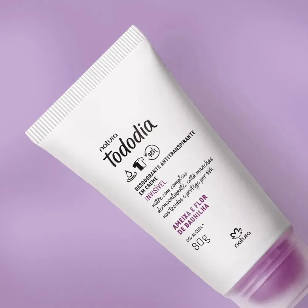 Desodorante Antitranspirante Creme Todo Dia Ameixa e Flor de Baunilha · 80 g