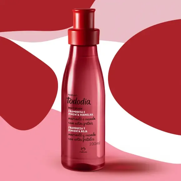 Body Splash Todo Dia Framboesa e Pimenta Vermelha · 200 ml