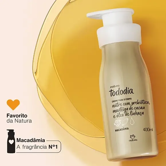 Creme para o Corpo Todo Dia Macadâmia · 400 ml