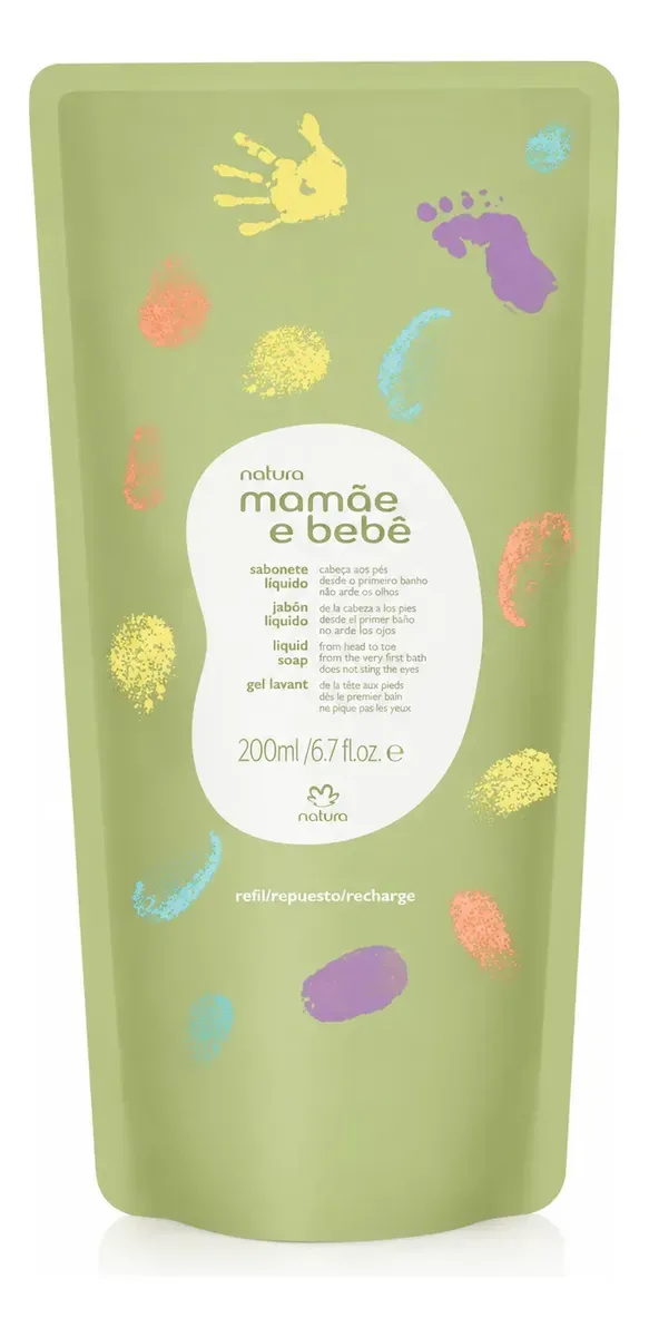 Sabonete Líquido Mamãe e Bebê Refil · 200 ml