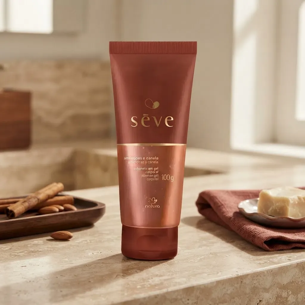 Sabonete Líquido Sève Amêndoas e Canela · 100 g