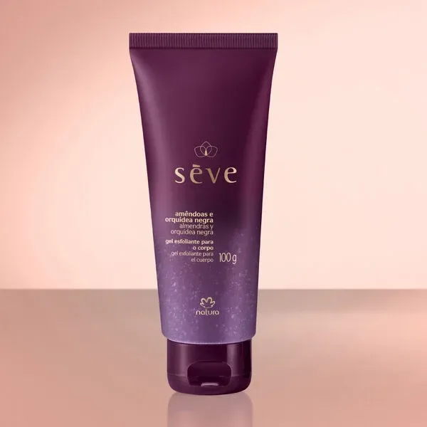 Gel Esfoliante Sève Amêndoas e Orquídea Negra · 100 g