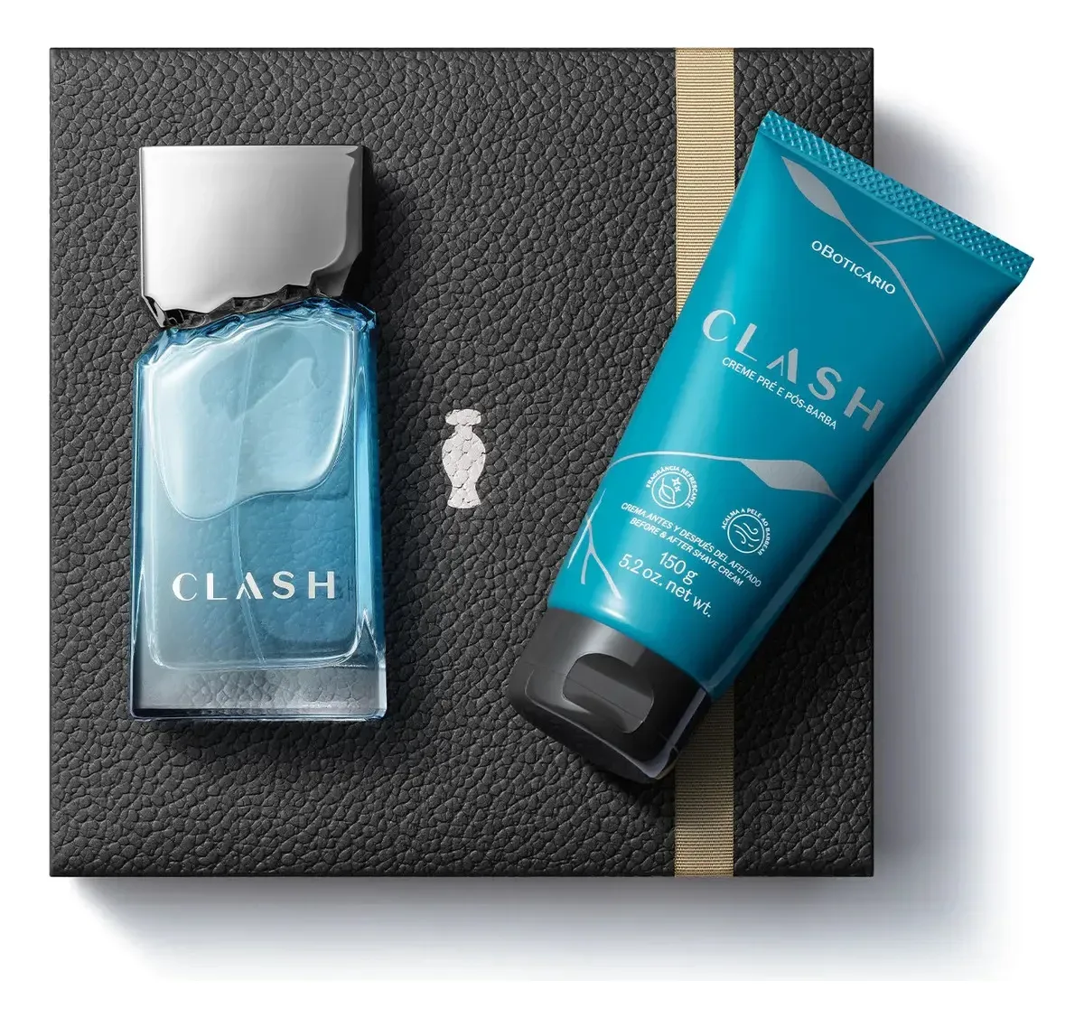 Kit Clash 01 Creme Pré e Pós Barba · 100 ml e 150 g