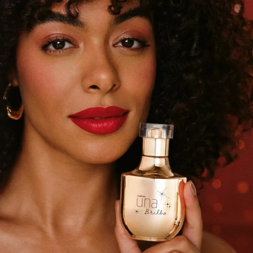 Deo Parfum Feminino Una Brilho · 75 ml